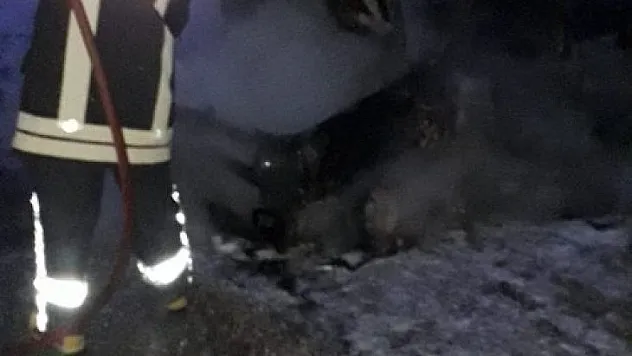 Seyir halindeyken yanmaya başladı