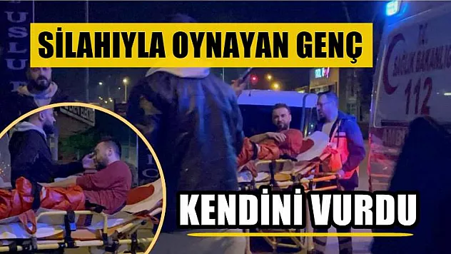 Silahıyla oynayan genç kendini vurdu