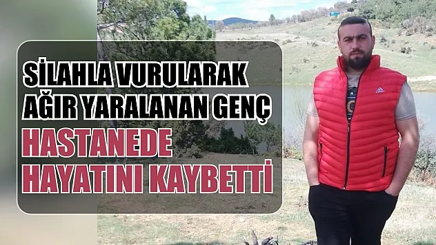 Silahla vurularak ağır yaralanan genç hastanede hayatını kaybetti