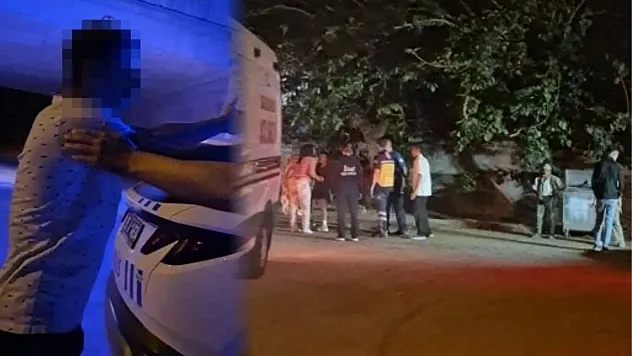 Sinir krizi geçiren kadının bağırış sesleri sokağı inletti