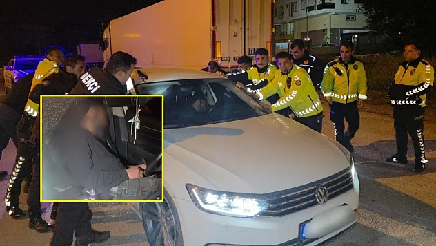 Sızan sürücüyü uyandırmak için aracı beşik gibi salladılar