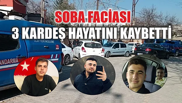 Soba faciası: 3 kardeş hayatını kaybetti