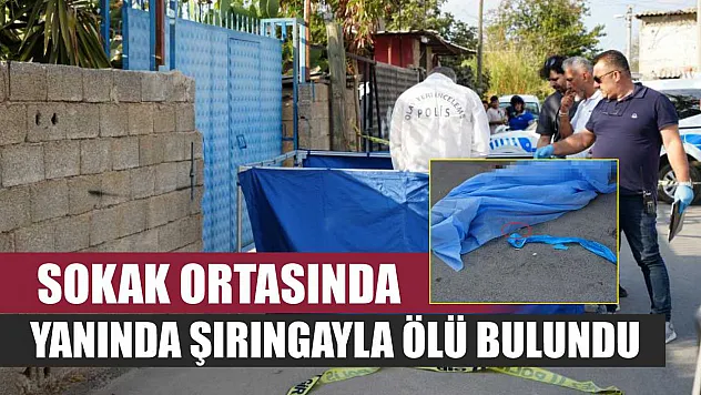 Sokak ortasında yanında şırıngayla ölü bulundu