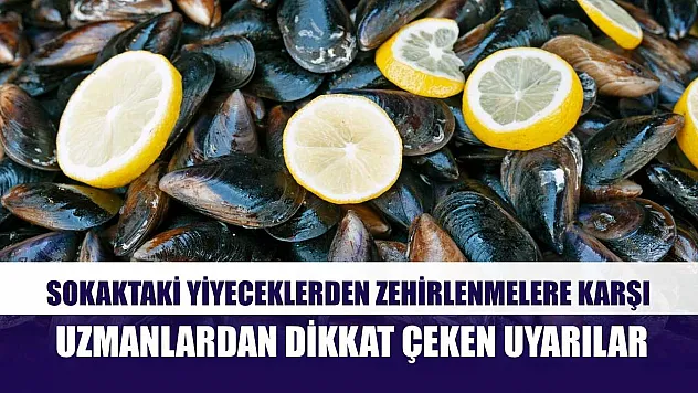 Sokaktaki yiyeceklerden zehirlenmelere karşı uzmanlardan dikkat çeken uyarılar