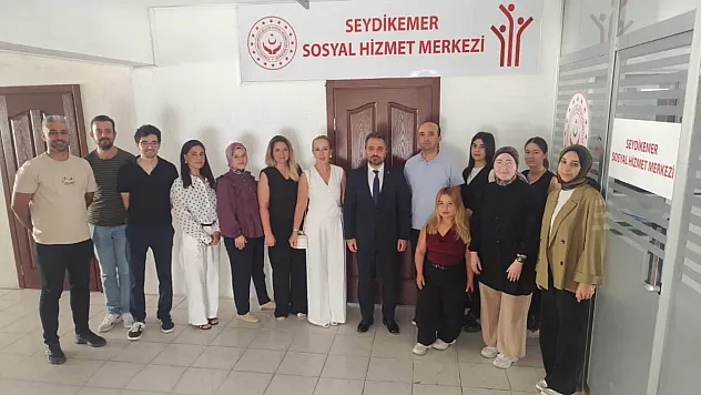 Sosyal Hizmetler İl Müdürü Selçuk Seydikemer'de denetim gerçekleştirdi