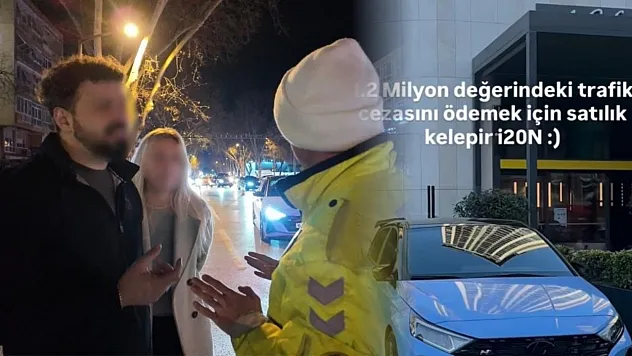 Sosyal medya uğruna toplam cezayı kendi aracına kesilmiş gibi paylaştı: Gerçek ortaya çıktı