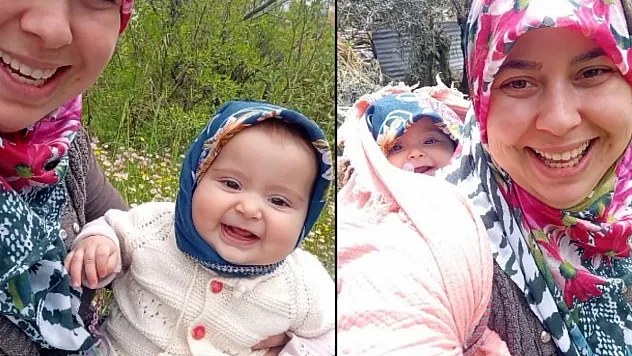 Sosyal medyayı sallayan ikili: Anne ve 7,5 aylık kızı izleyenlerin yüzünde tebessüm bırakıyor