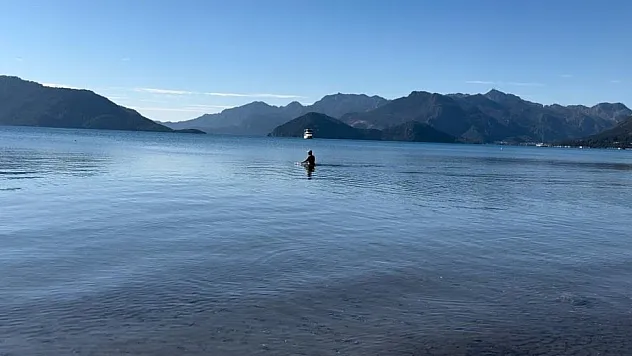 Şubat ayında deniz keyfi