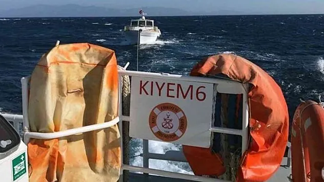 SÜRÜKLENEN TEKNEYİ KIYI EMNİYET KURTARDI