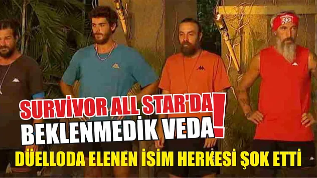 Survivor All Star'da beklenmedik veda! Düelloda elenen isim herkesi şok etti