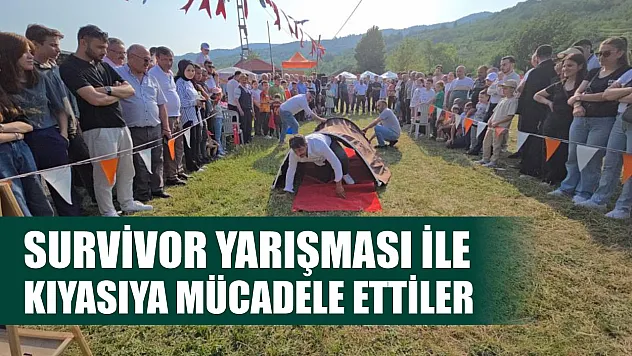 Survivor yarışması ile kıyasıya mücadele ettiler