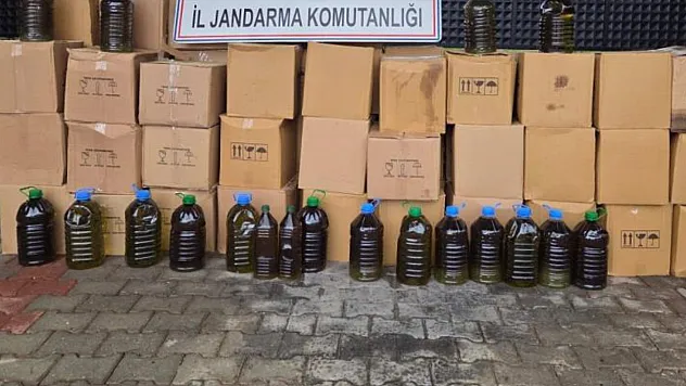 Tağşiş zeytinyağı operasyonu: 2 bin 932 litre zeytinyağı ele geçirildi