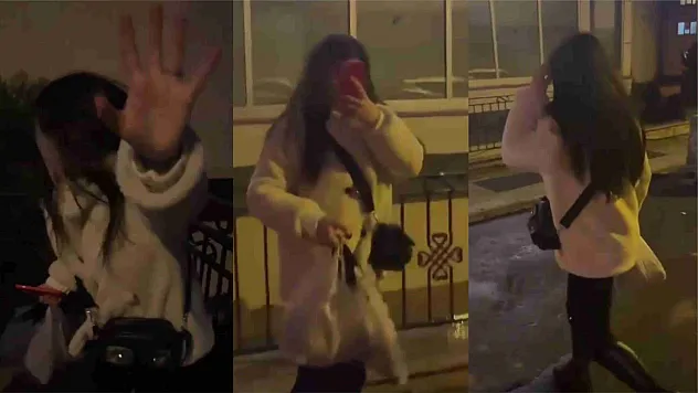 Taksi ücretini ödemeyen kadın, taksiciye tekmeler savurdu