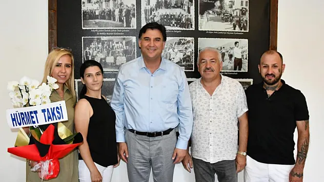 Taksici esnafından Karaca'ya ziyaret