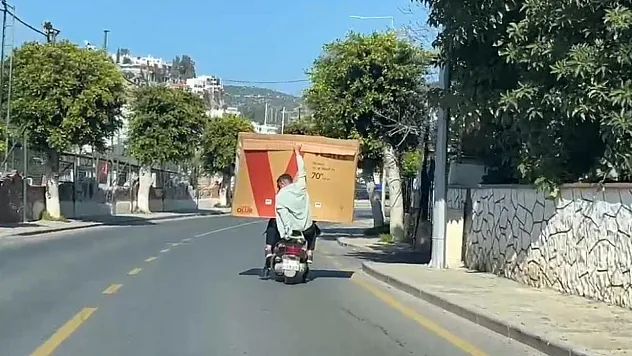 Tehlikeli yolculuk kameralara yansıdı