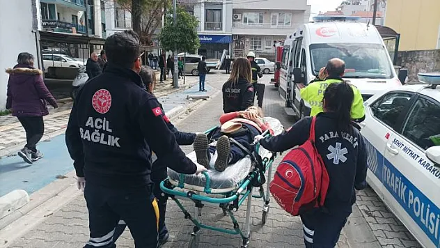 TEK TARAFLI KAZADA 1 KİŞİ YARALANDI