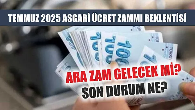 Temmuz 2025 Asgari Ücret Zammı Beklentisi:  Ara Zam Gelecek mi? Son Durum Ne?