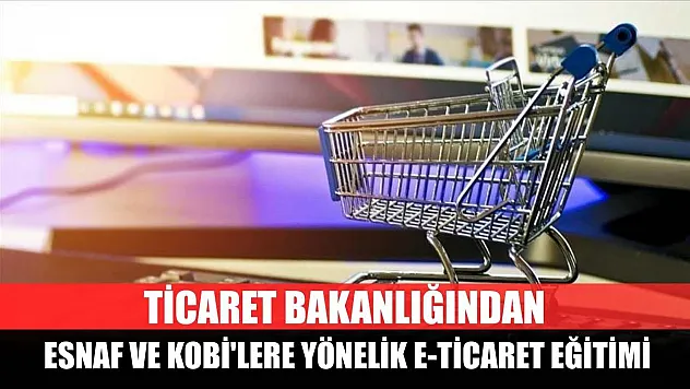 Ticaret Bakanlığından esnaf ve KOBİ'lere yönelik e-ticaret eğitimi