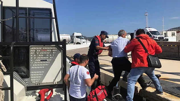 Ticari Gemide Rahatsızlanan Vatandaşa Tıbbi Tahliye