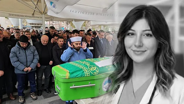 Tıp fakültesi öğrencisi Yaren, hekim önlüğü ile son yolculuğuna uğurlandı