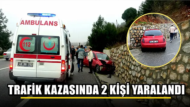 Trafik Kazasında 2 Kişi Yaralandı