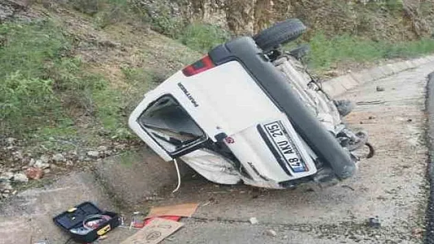 TRAFİK KAZASINDA BİR YARALI