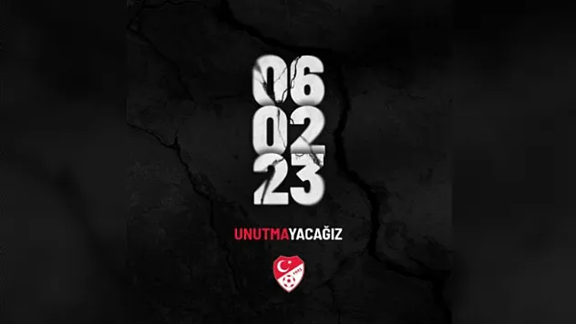 Türkiye Futbol Federasyonu'ndan 6 Şubat paylaşımı