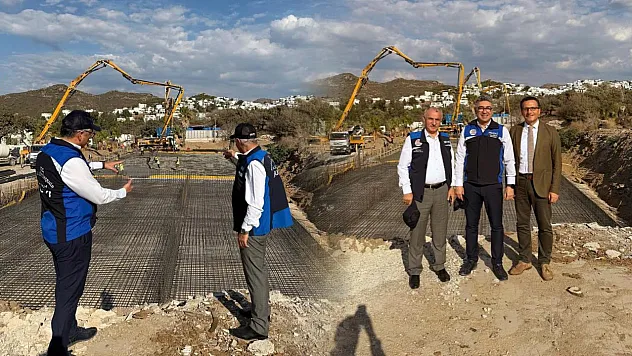 Türkiye'nin En Büyük Kamu Deniz Suyu Arıtma Tesisi Bodrum'da Yükseliyor