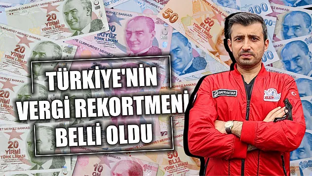Türkiye'nin vergi rekortmeni belli oldu