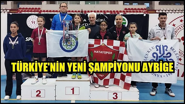 Türkiye'nin yeni şampiyonu Aybige