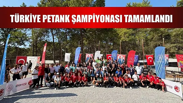 Türkiye Petank Şampiyonası tamamlandı