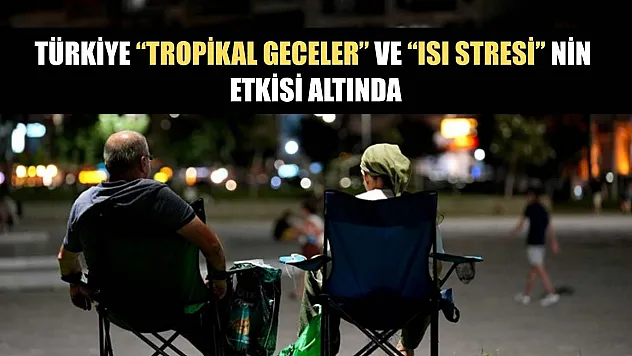 Türkiye 'tropikal geceler' ve 'ısı stresi' nin etkisi altında