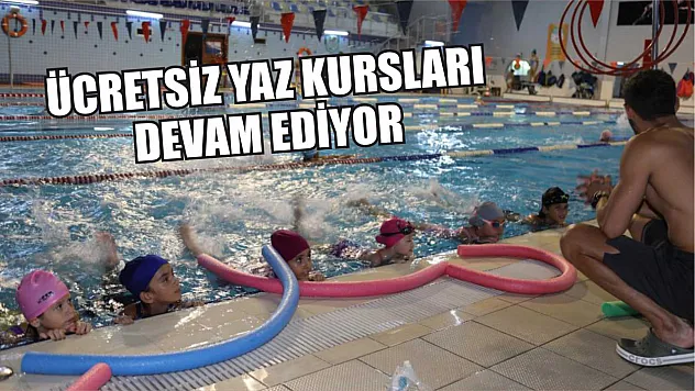 Ücretsiz yaz kursları devam ediyor
