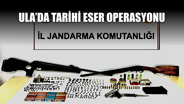 Ula'da tarihi eser operasyonu