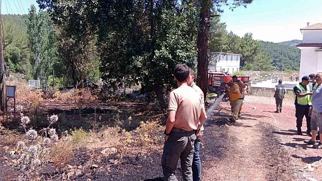 Yangın Ekiplerin Müdahalesi ile söndürüldü