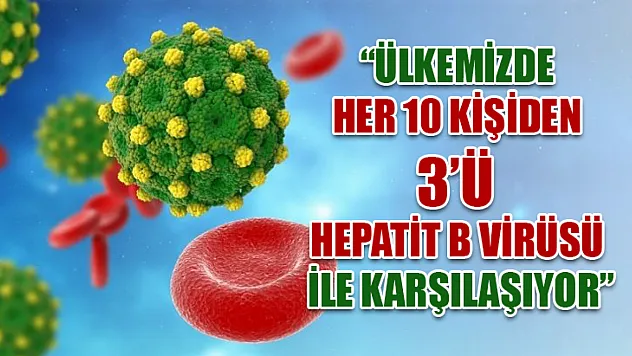 'Ülkemizde her 10 kişiden 3'ü Hepatit B virüsü ile karşılaşıyor'