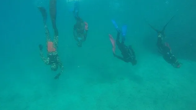 Uluslararası Optimist Yarışları öncesi deniz dibi temizliği yapıldı