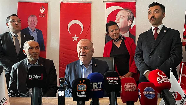 Ümit Özdağ Fethiye'den seslendi: 'Muğla'nın katkısı büyük, destek yetersiz'