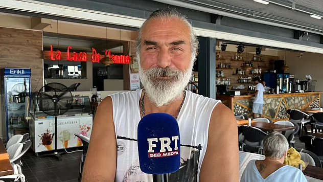 Ünlü oyuncu Numan Çakır Fethiye'de: 'Fethiye benim ikinci vatanım gibi'