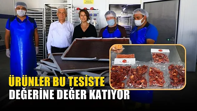 Ürünler bu tesiste değerine değer katıyor