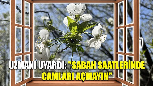 Uzmanı uyardı: 'Sabah saatlerinde camları açmayın'