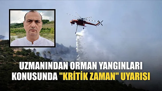 Uzmanından orman yangınları konusunda 'kritik zaman' uyarısı