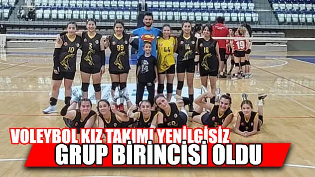 Voleybol Kız Takımı Yenilgisiz Grup Birincisi Oldu