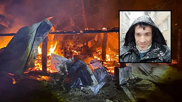 Yanan barakada mahsur kalan 60 yaşındaki adam hayatını kaybetti