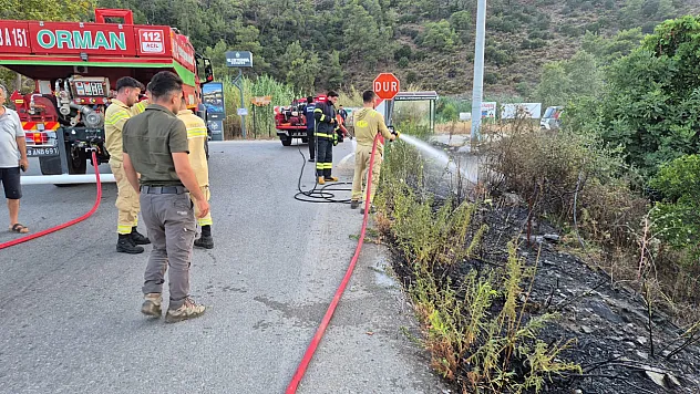 Yanıklar Karaot Plajı Yolunda Elektrik Hattında Patlama