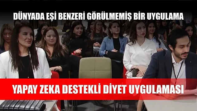 Yapay zeka destekli diyet uygulaması