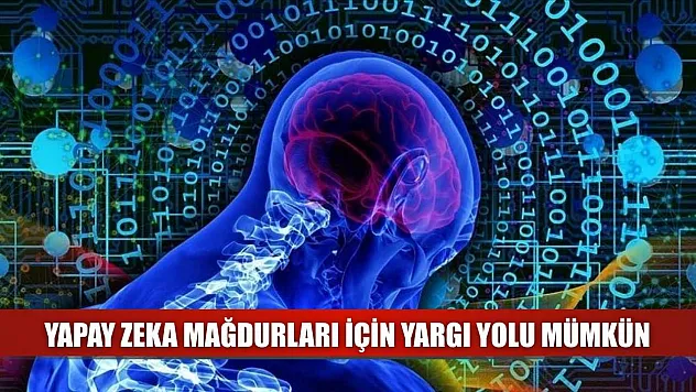 Yapay zeka mağdurları için yargı yolu mümkün