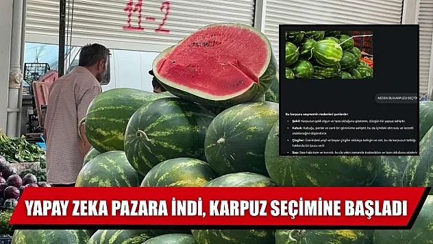 Yapay zeka pazara indi, karpuz seçimine başladı