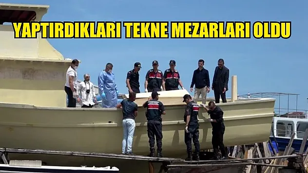 Yaptırdıkları tekne mezarları oldu