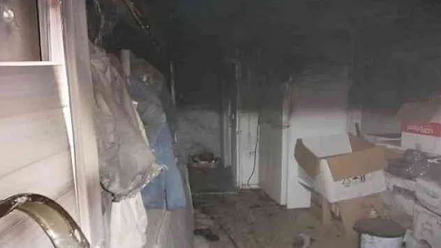 YAŞLI KADIN GELİNİNİN DİKKATİ SAYESİNDE YANMAKTAN KURTULDU